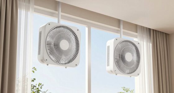 top dual smoke ventilation fans