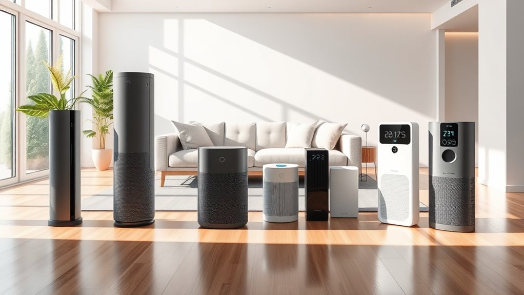 top open concept air purifiers