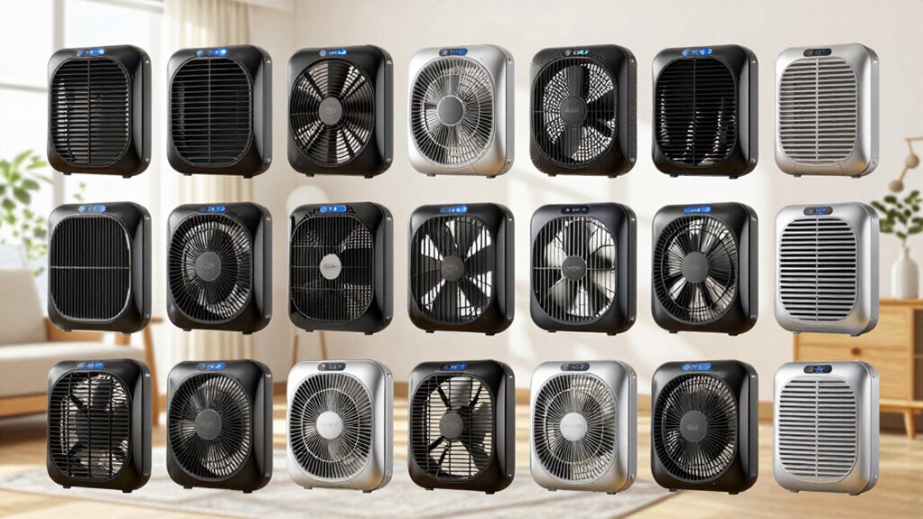 top reversible window fans