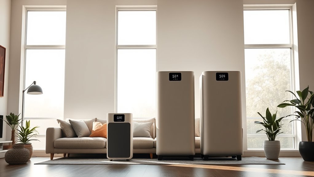 top smoke removing room purifiers