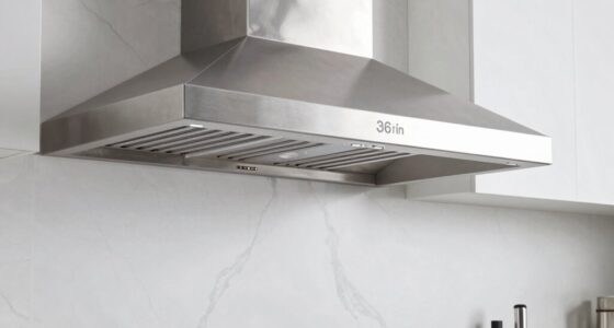 top stainless steel range hoods