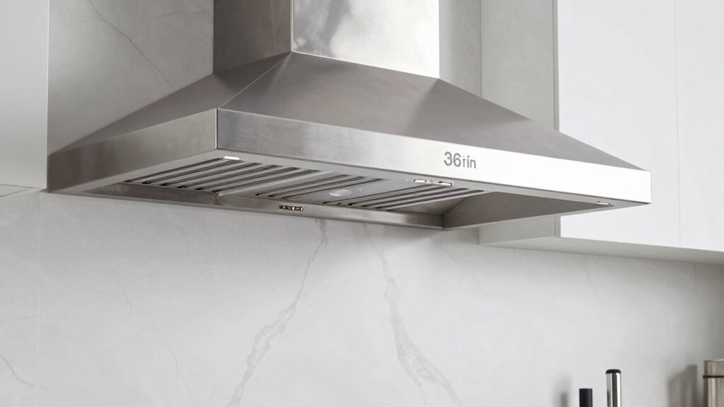 top stainless steel range hoods