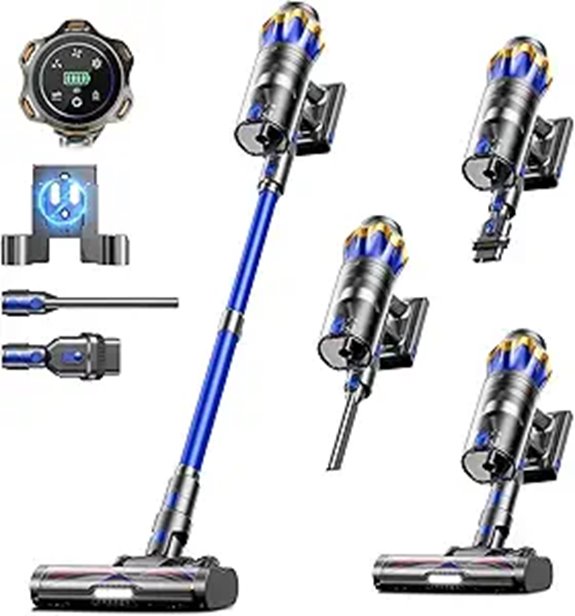 Upgraded Cordless Vacuum Cleaner with Touch Screen