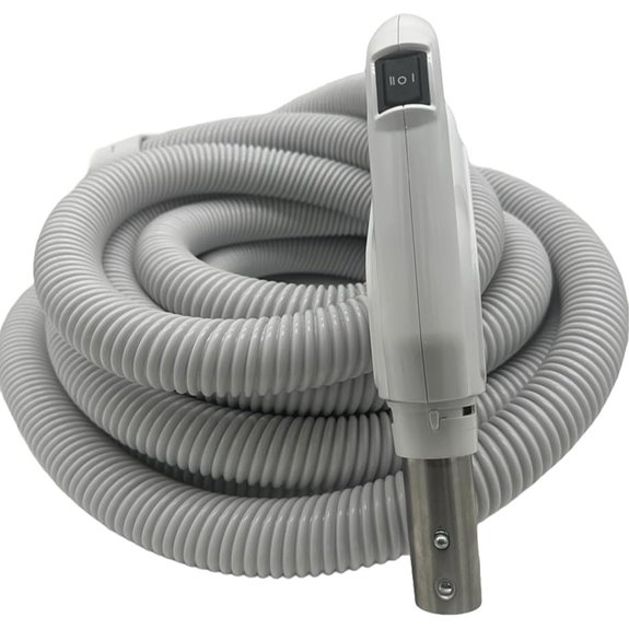 Universal 35 ft Central Vacuum Hose with Switch
