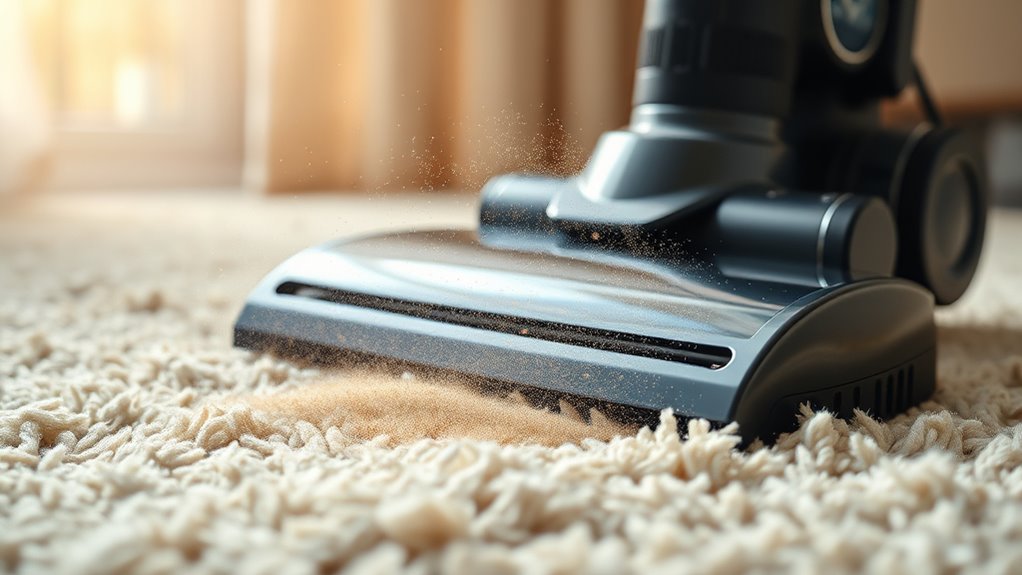 vacuuming can increase airborne particles