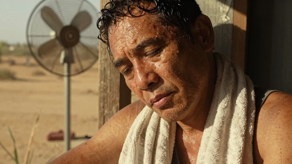 ventilation or dehydration fatigue