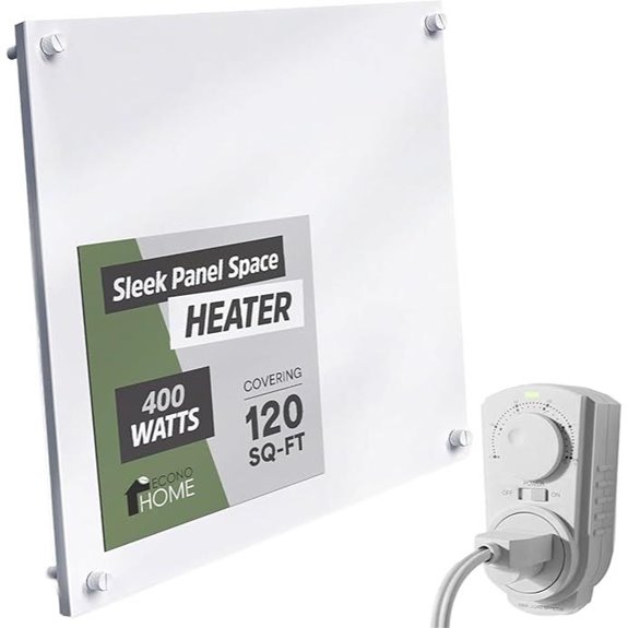 EconoHome Wall Heater with Thermostat 400W 120V