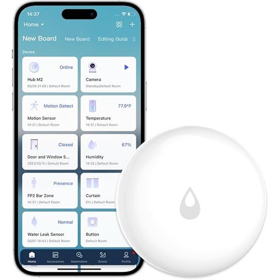 Aqara Zigbee Water Leak Sensor with App Alerts