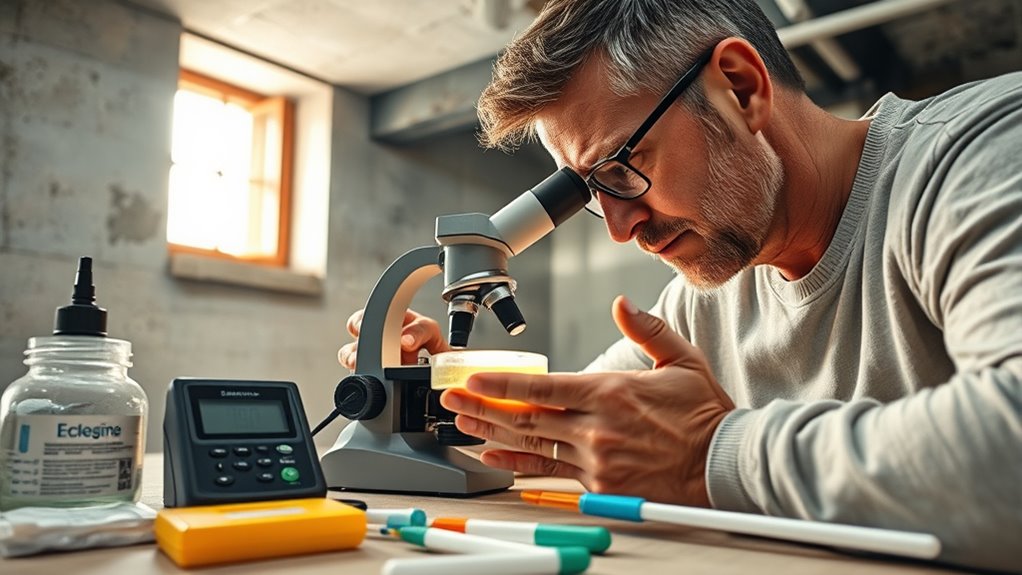when to test for mold