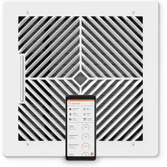 Flair Smart Vent 10x10 (White) AC Vent Cover for Walls and Ceilings.