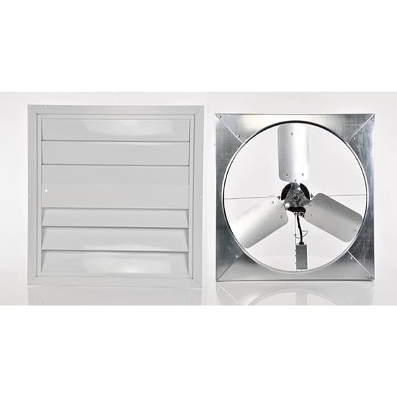 Master Flow 24 Whole House Fan with Shutter