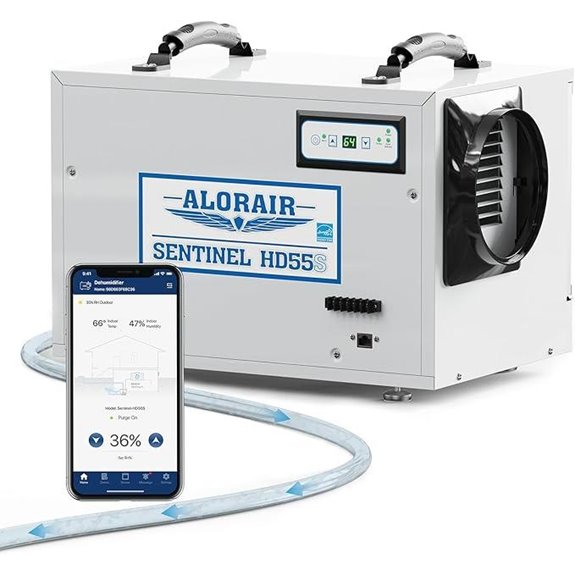 ALORAIR 120 PPD Wi-Fi Dehumidifier for Crawlspace