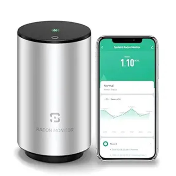 Home Radon Detector with WiFi & App Alerts