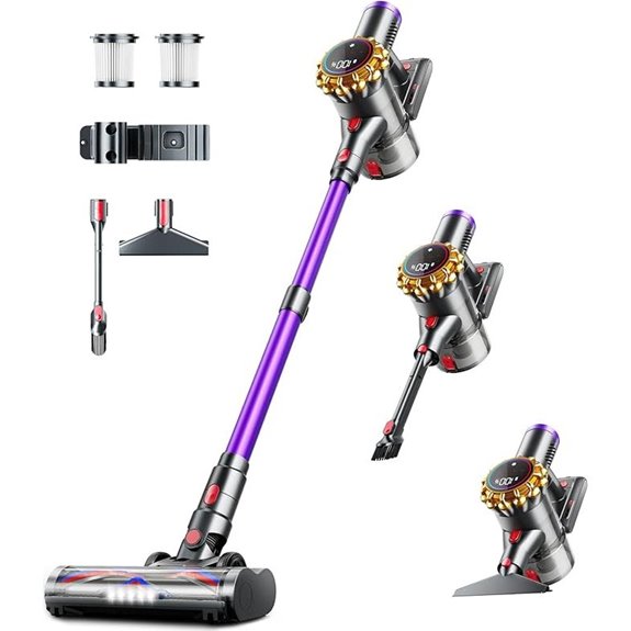 Wireless Cordless Vacuum Cleaner with LED Display