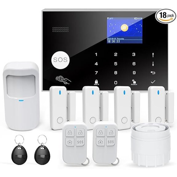 WiFi Home Security Alarm System with Phone Alerts