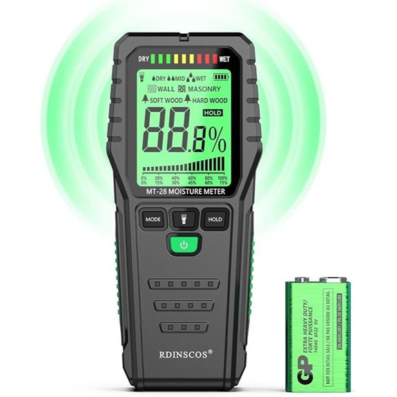 Pinless Moisture Meter for Walls and Wood