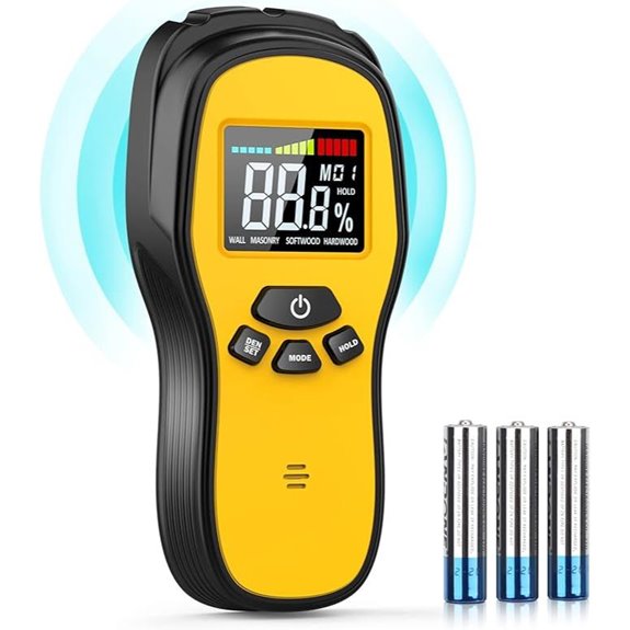 Pinless Digital Moisture Meter for Wood and Construction