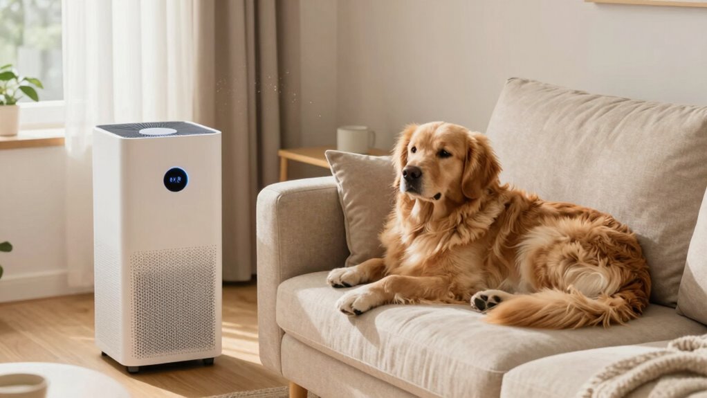 adjust purifier size for pets