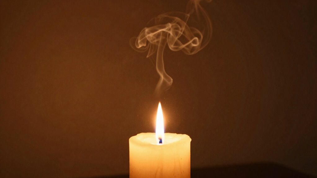 candle emissions impact air