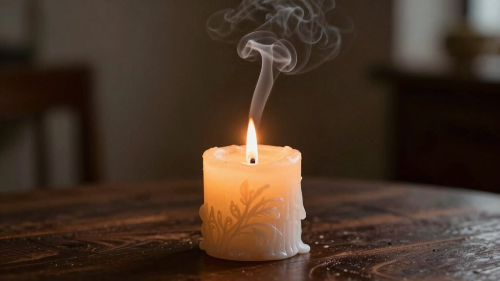 candle fumes impact air quality