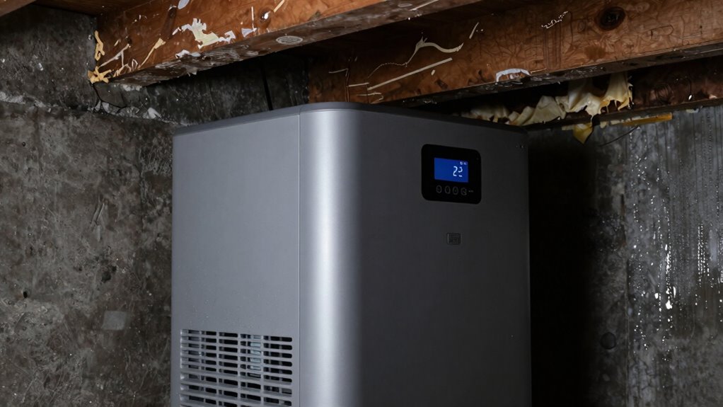 crawl space humidity control