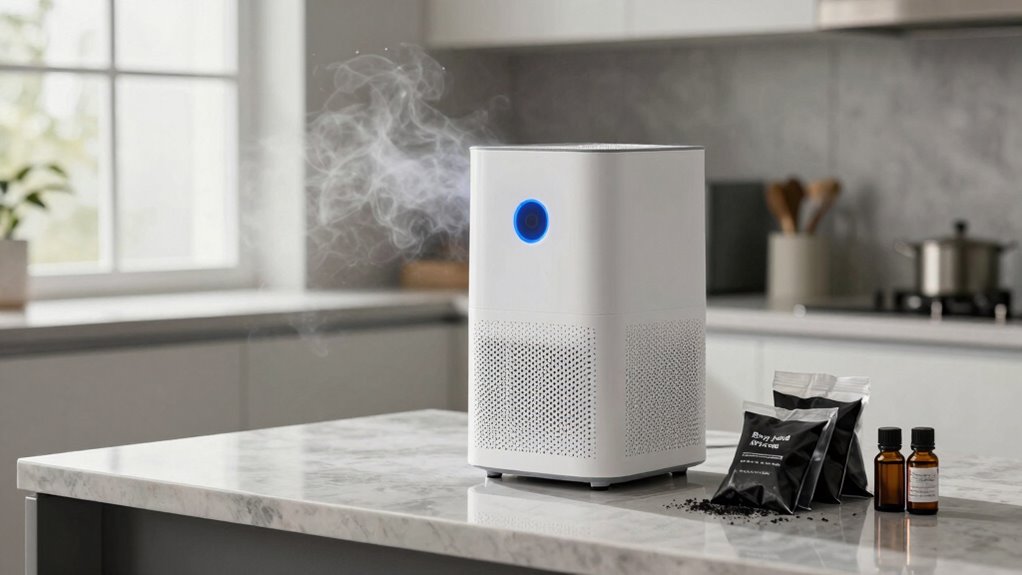 filtration plus chemical absorption