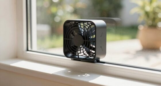 flexible reversible window fans