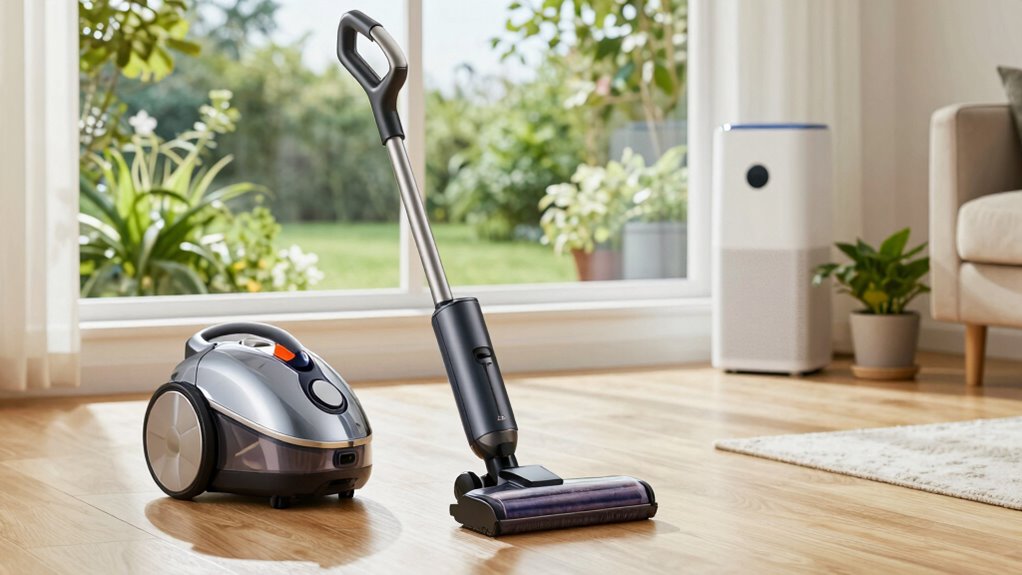 hepa vacuum reduces airborne pollutants