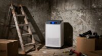 incorrect basement dehumidifier sizing