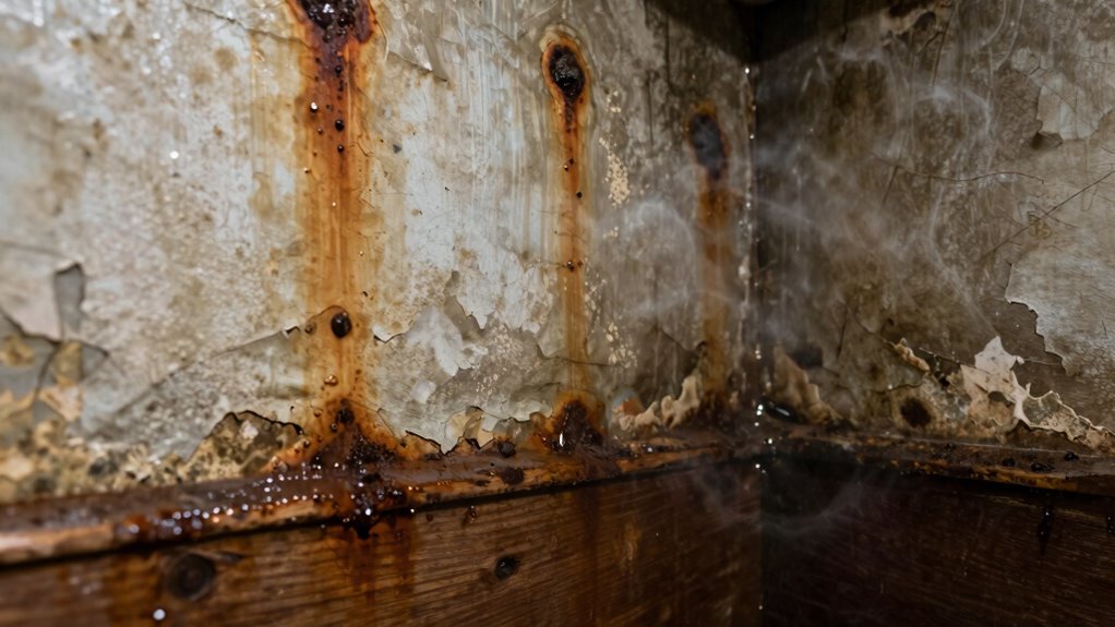 moisture causes musty air