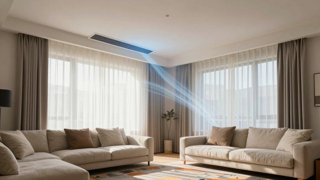 optimal air circulation and placement