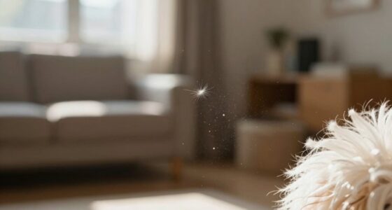 pet dander disperses widely