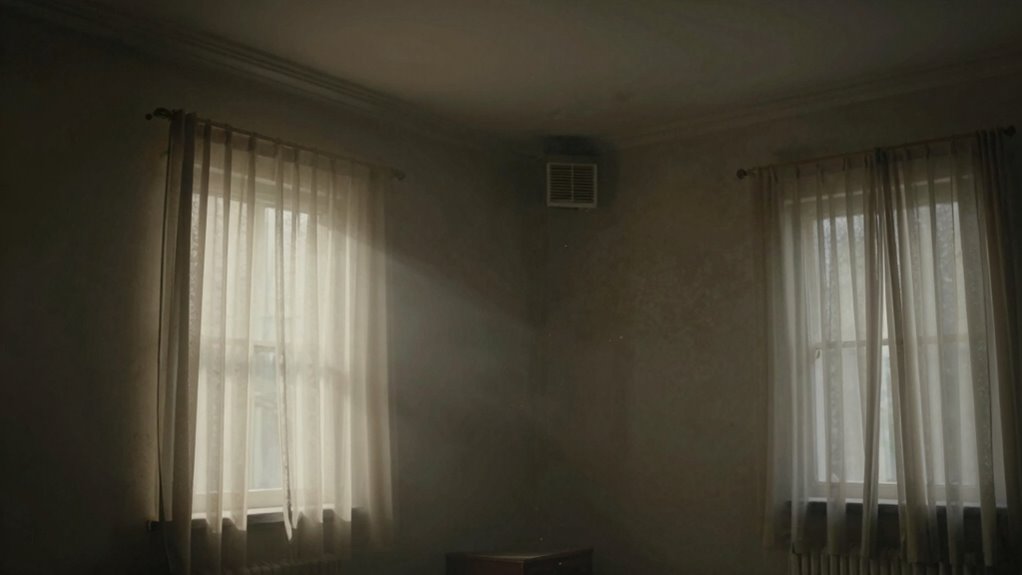 poor ventilation and stale air