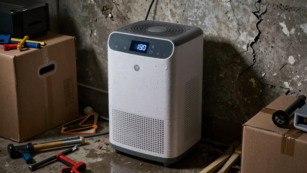 properly size basement dehumidifier