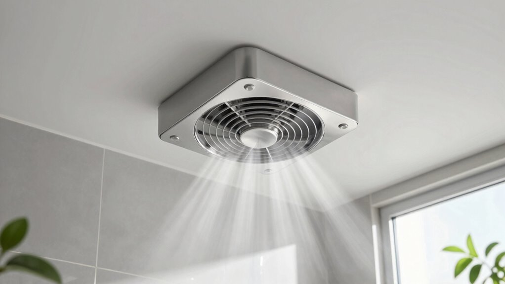 quiet efficient bathroom ventilation