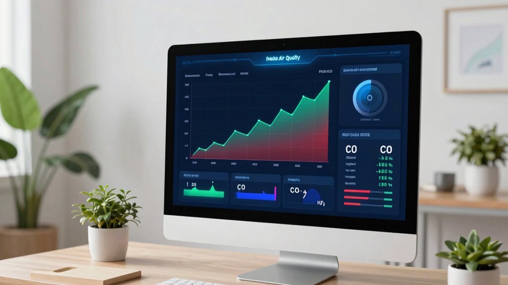 real time visual air monitoring