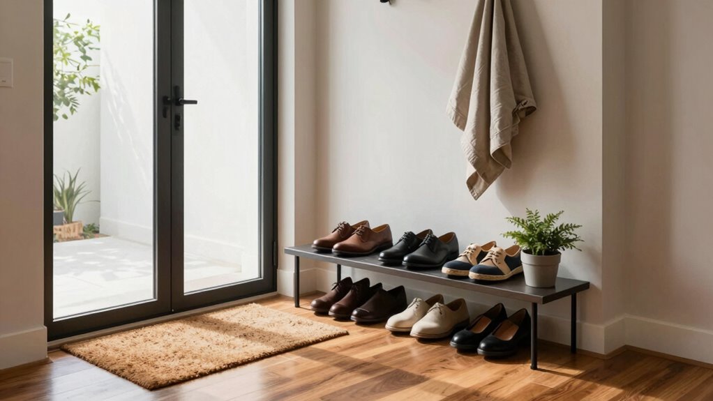 remove shoes at door