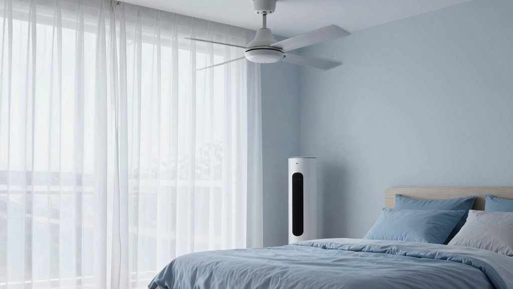 silent bedroom cooling options
