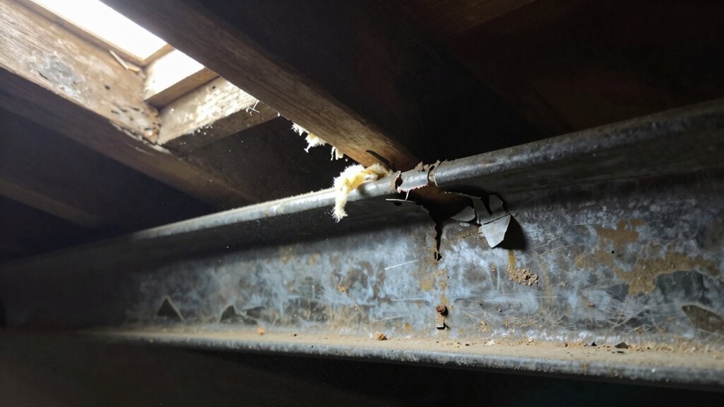 unsealed ducts cause air leaks