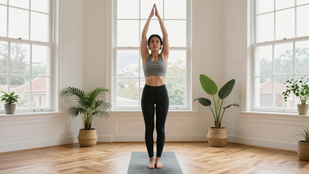 5-Minute Standing Yoga to Release Tension and Feel Good All Day