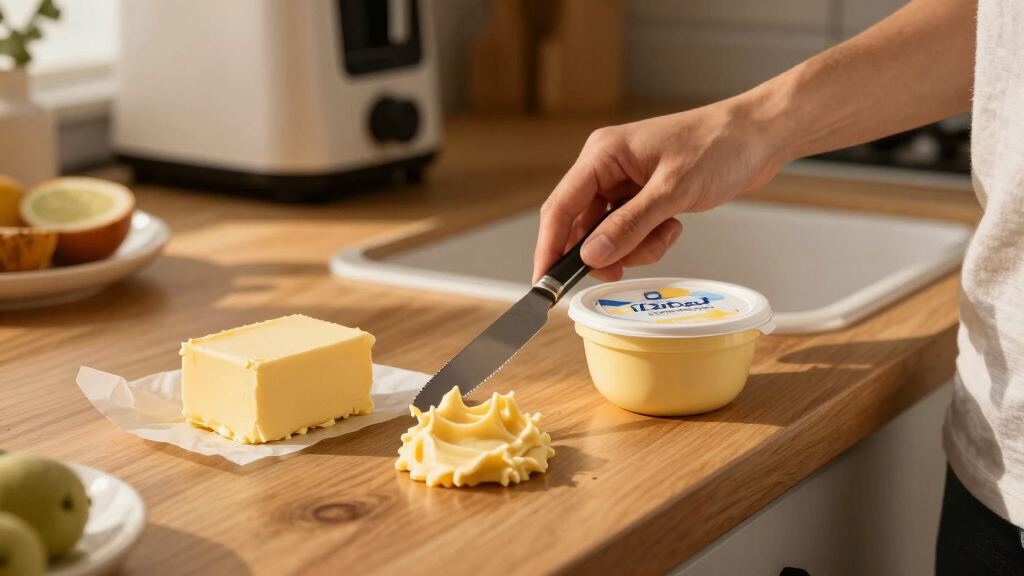 Butter and margarine look similar but their chemistry changes everything