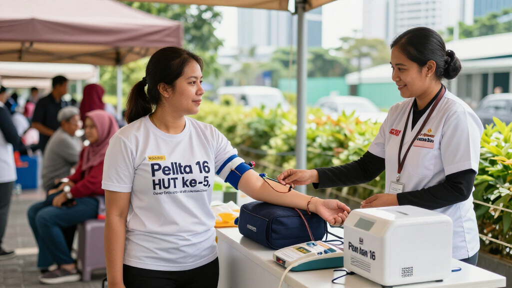 Semarakkan HUT Ke-5, Pelita 16 Gelar Donor Darah Di PMI Jakarta Utara - Palang Merah Indonesia Provinsi DKI Jakarta