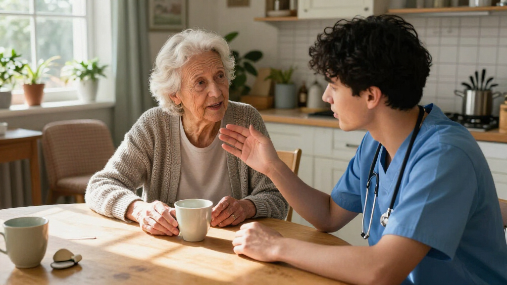 What Medical Students Learn From Talking To Care Home Residents